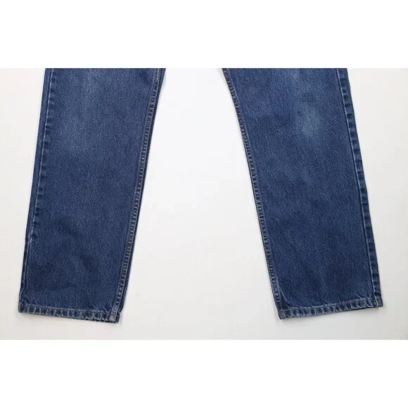 Vintage Y2K 2001 Levis 505 Mens 34x30 Faded Regular Straight Leg Jeans Blue USA